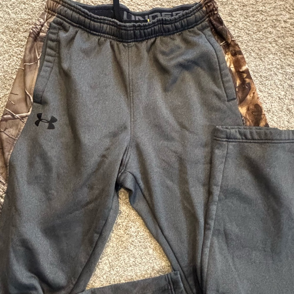 Under Armour Charcoal and Camo Joggers